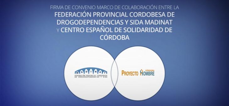 Firma de convenio con Proyecto Hombre Córdoba